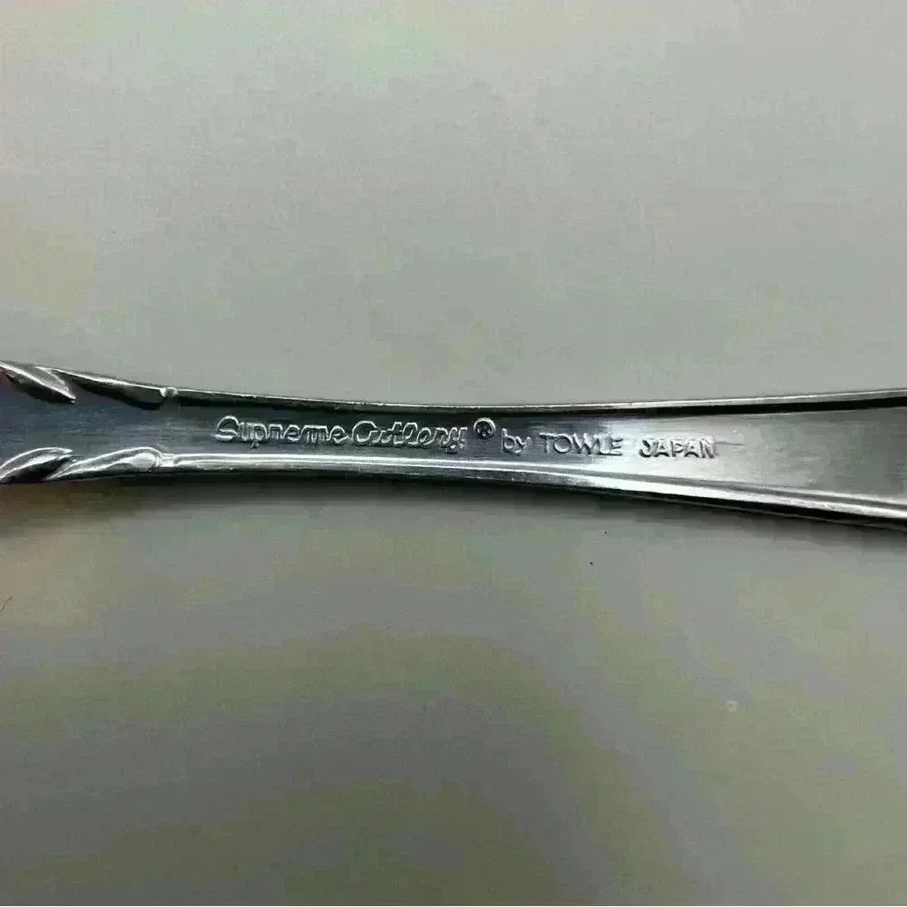 Set Of 3 Towle Supreme Cutlery 5.5” Winter Rose Cocktail/Seafood Fork Stainless - Picture 6 of 6